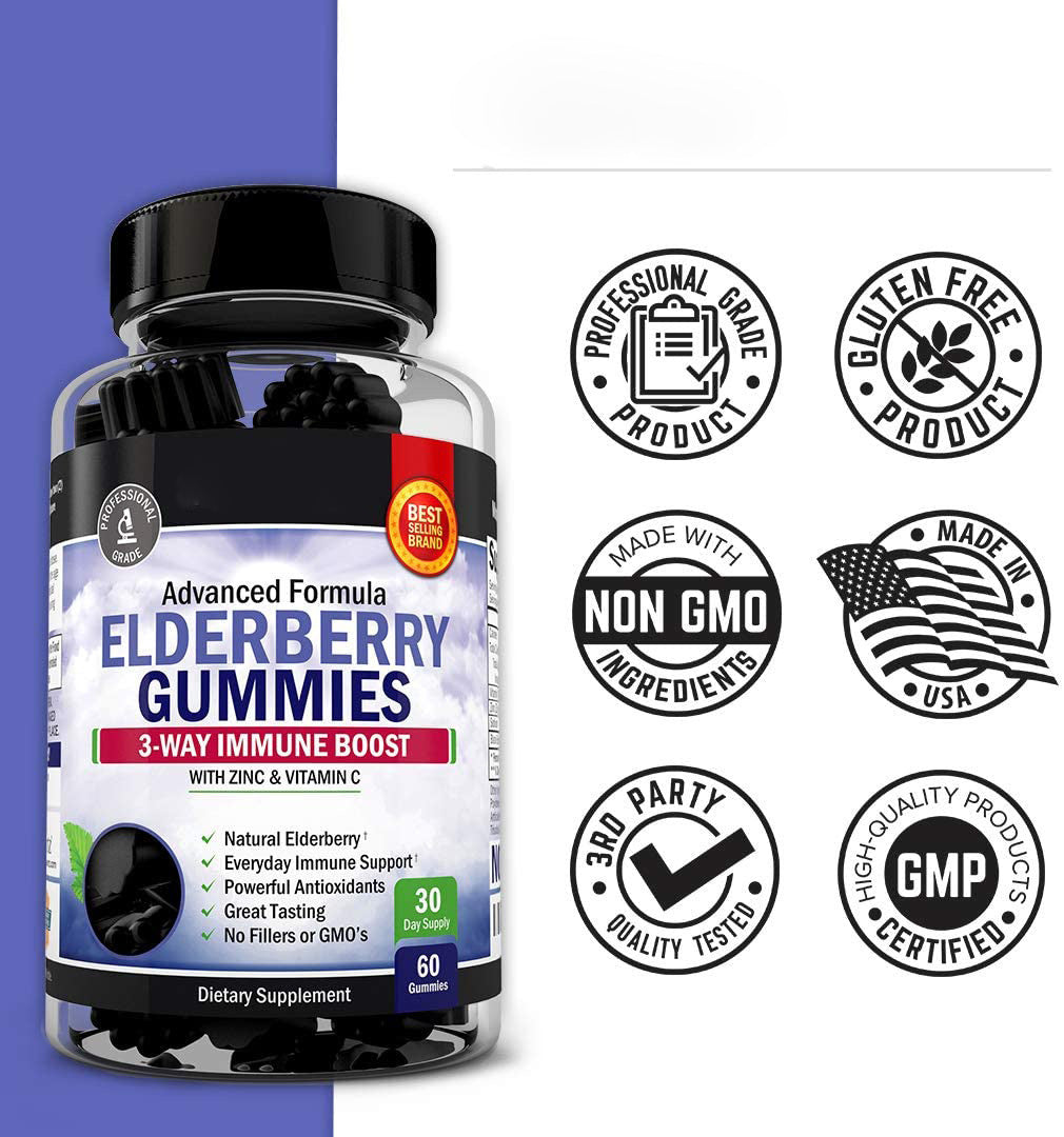 Elderberry Cellular Energy Gummies